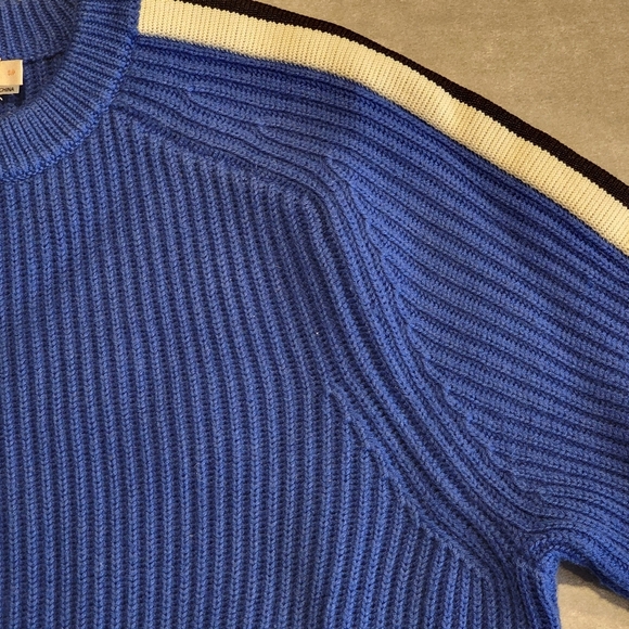 Tory Burch Wool Blue Crew Neck Sweater Women's Small - Picture 9 of 10